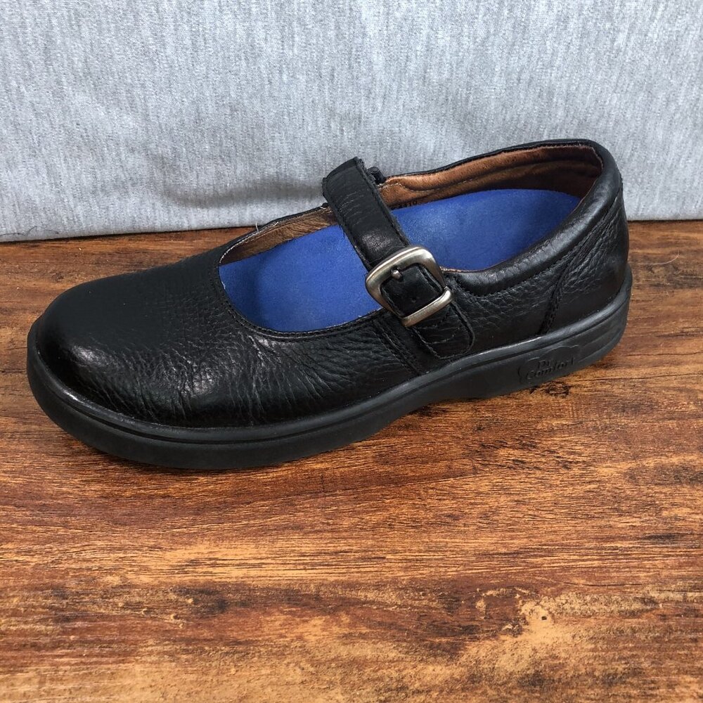 Dr. Comfort Women's‎ Size 6.5 M Diabetic Black Leather Merry Jane Comfort Shoes - Picture 8 of 9